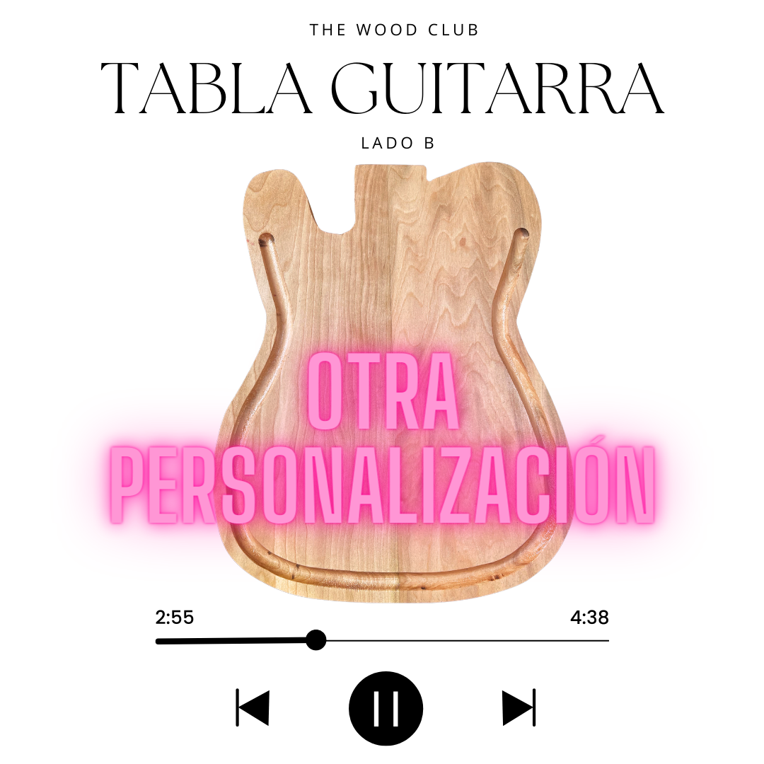 Tabla Guitarra Telecaster - Doble Función