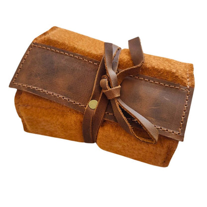 Dominó con funda de Cuero Personalizada