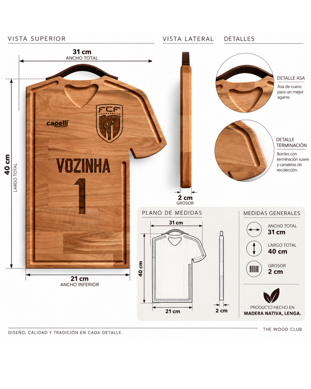 Tabla Futbol Personalizada